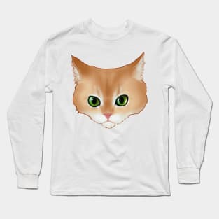 Funny Cat Muzzle Long Sleeve T-Shirt